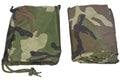Mil-tec varumärke Poncho Army Style Waterproof Rain Ripstop Cape Military Woodland