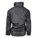 Mil-Tec Brand Rain Jacket Black waterproof Men Rainwear water-resistant men's - GoMilitar