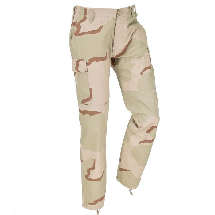 Mil-Tec Brand U.S. Army-stil cargobyxor 3-färgad ökenkamouflage BDU-mönster - GoMilitar