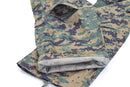 Folded Mil-Tec U.S. Army style digital woodland camo pants with cargo pockets and ripstop fabric detail.