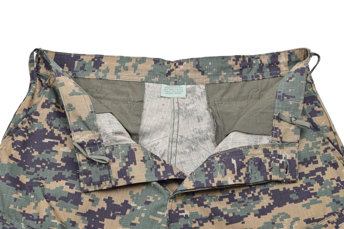 Mil-Tec Brand U.S. Army Style Digital Woodland Camo Pants Field Troop Byxor