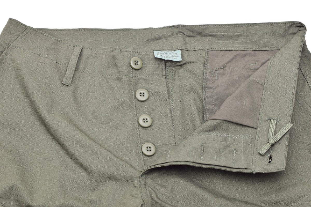 Mil-Tec Brand U.S. Army Style Olive Army Combat Uniform Ripstop Cargo Pants