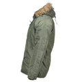 Mil-tec varumärke amerikansk militär stil flygare parka n3b faux päls huva oliv ny