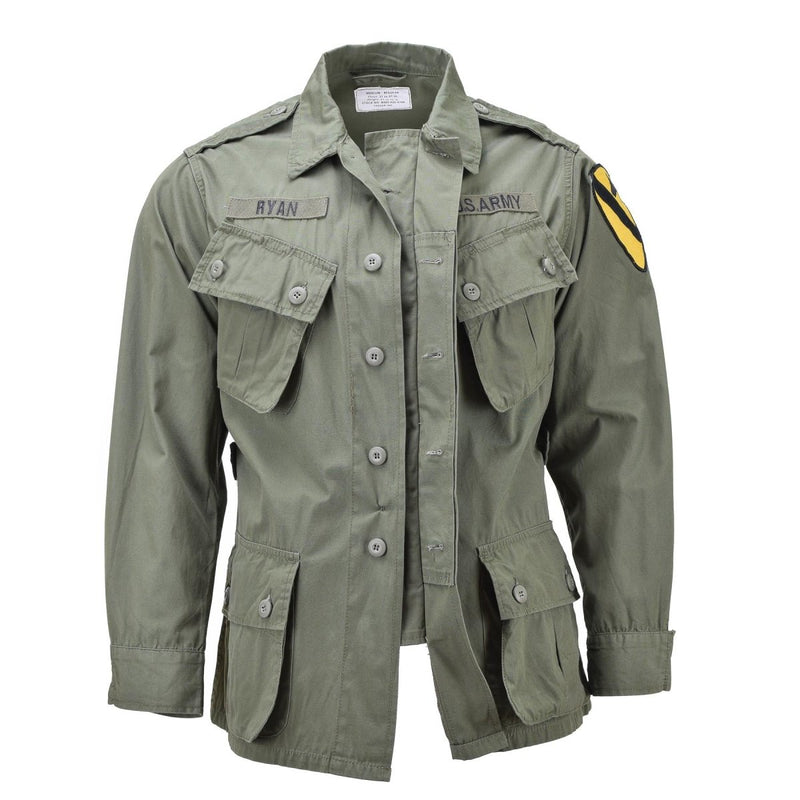 Mil-Tec Brand U.S. Military Style OD M64 Vietnam Jungle Jacket Lätt BDU