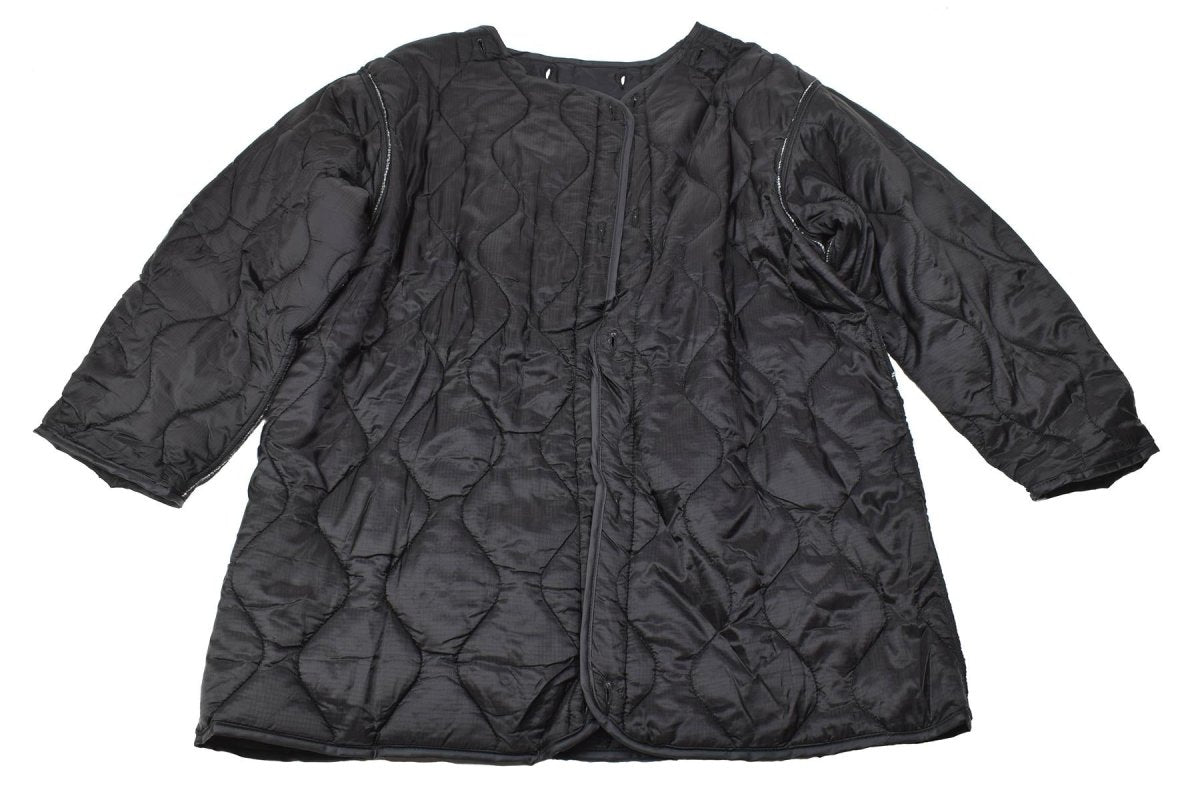 Mil-Tec Brand U.S. Military Style Parka M51 Shell Hooded Quilted Liner Black New
