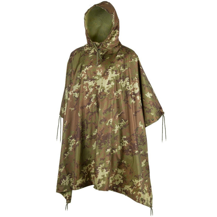 Mil-Tec Brand vegetato camo Militär poncho vattentät ripstop lättvikt - GoMilitar