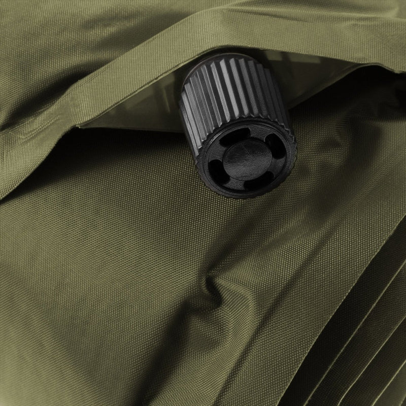 Mil-Tec Camping Sleeping Pad 186cm Självuppblåsbar Thermo Waffle Madrass