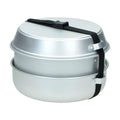 MIL-TEC CAMPING STOVE SET utomhus köksredskapskit Alkoholbrännare Aluminiumpanna