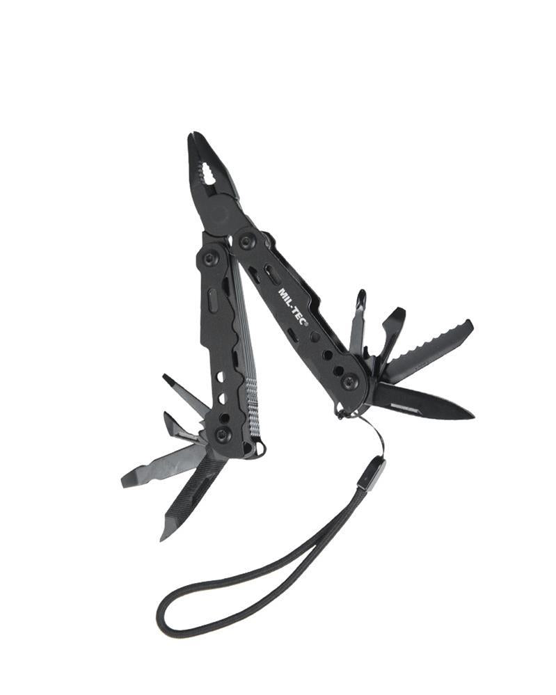 MIL-TEC COBRA Multi Tool Pocket Knife Miniature 2CR13 Stål Aluminiumhandtag