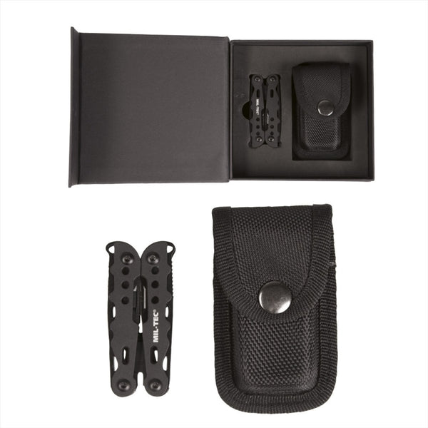 MIL-TEC COBRA Multi Tool Pocket Knife Miniature 2CR13 Stål Aluminiumhandtag
