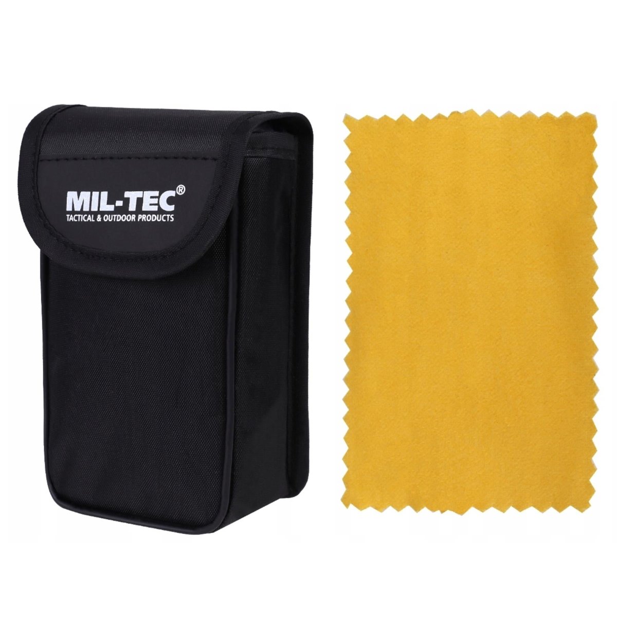 MIL-TEC Compappible Binoculars 10x25 Clear View Protective Nylon Bag Camo