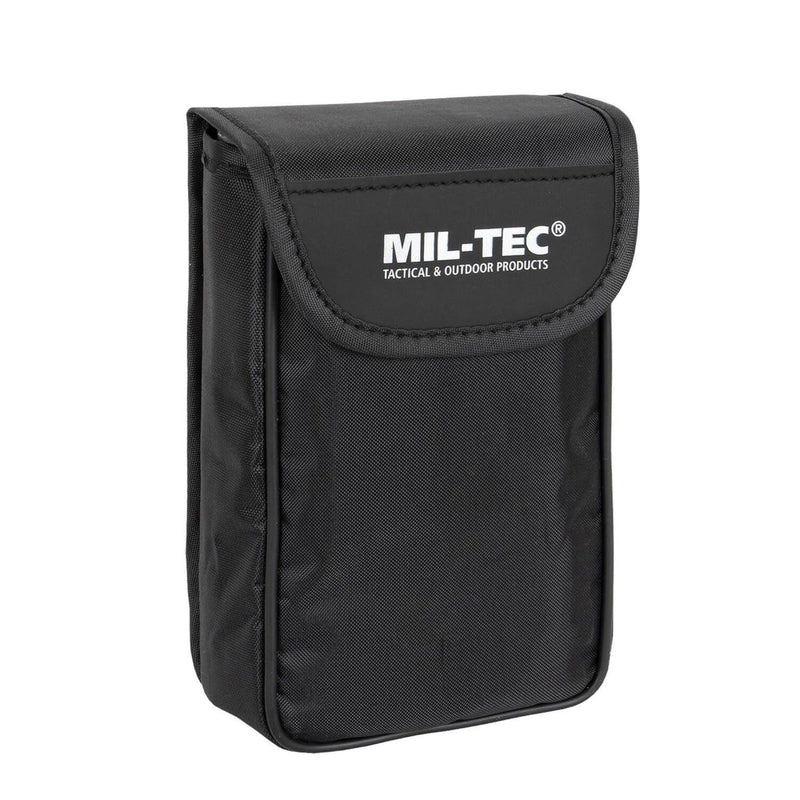 MIL-TEC Collapsible Binoculars 10x42 Diopter finjustering som bär påse svart