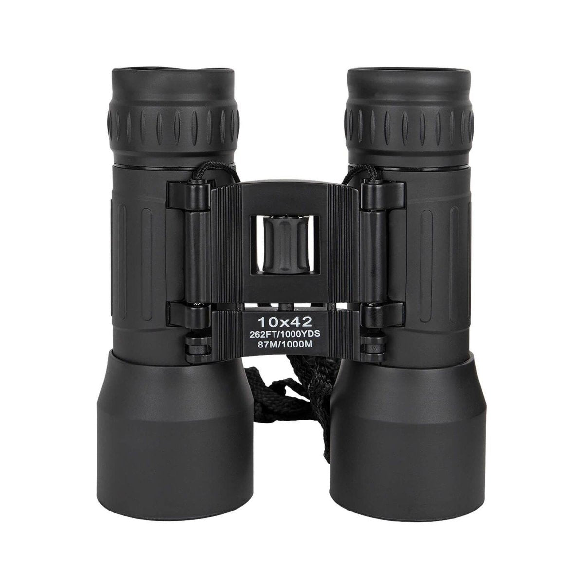 MIL-TEC Collapsible Binoculars 10x42 Diopter finjustering som bär påse svart
