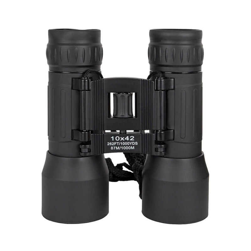 MIL-TEC Collapsible Binoculars 10x42 Diopter finjustering som bär påse svart
