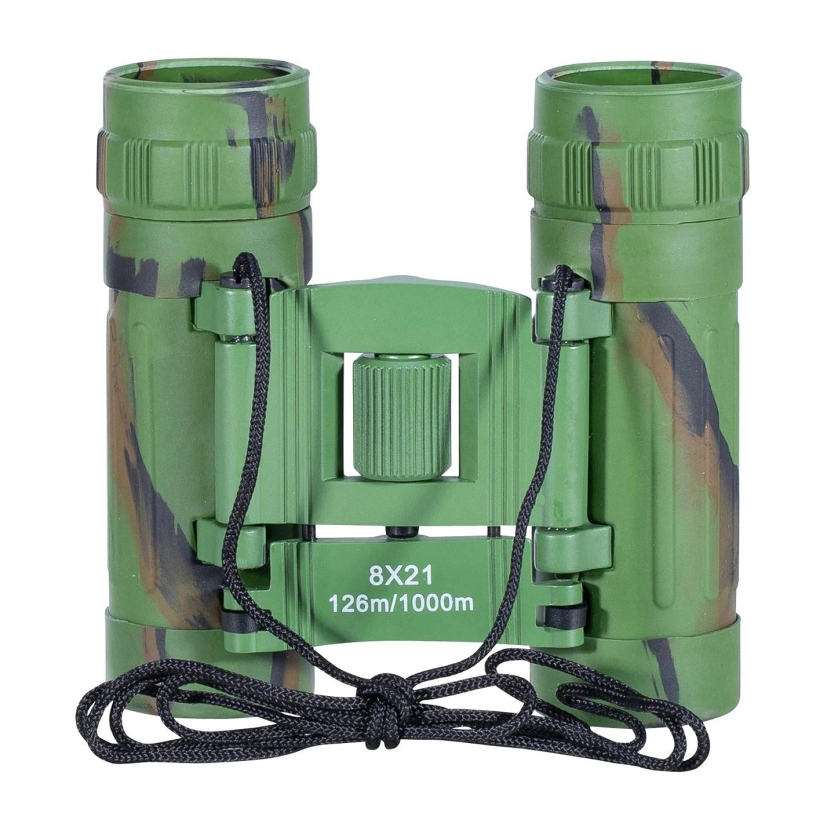 MIL-TEC Collapsible Binoculars 8x21 Vision Field 126M Nylon Bag ingår Camo