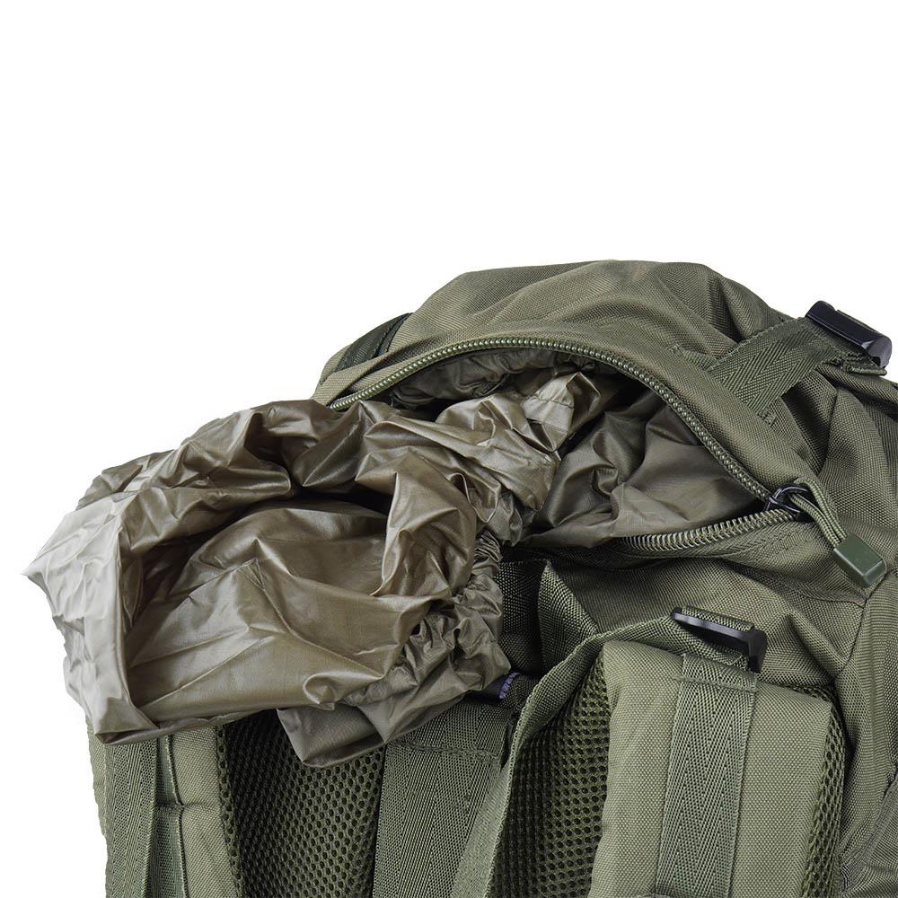 MIL-TEC COMMANDO VILLING RACKPACK 55 LITER Vattentät täckning Grön stor dagsäck