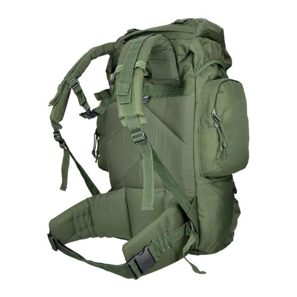 MIL-TEC COMMANDO VILLING RACKPACK 55 LITER Vattentät täckning Grön stor dagsäck