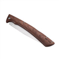 MIL-TEC Compact Folding Saw 19cm rostfritt stål 420 blad valnöthandtag