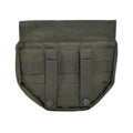 Mil-Tec Dropdown Pouch Molle Type Liten Tactical Utility Bag Front Panel Olive