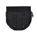 Mil-Tec Dropdown Pouch Liten Tactical Utility Bag Front Panel Molle Type Black