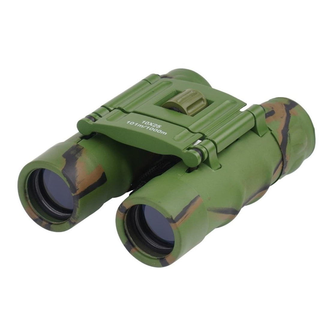 MIL-TEC Gen II Compapible Binoculars 10x25 Diopter Fine Tuing Pouch Camo