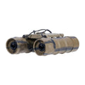 MIL-TEC Gen II Compapible Binoculars 10x25 Diopter Fine Tuing Pouch Desert