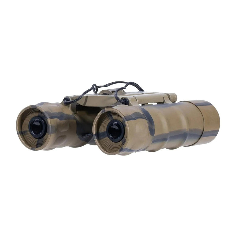 MIL-TEC Gen II Compapible Binoculars 10x25 Diopter Fine Tuing Pouch Desert