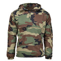 Mil-Tec German Military Combat Jacket Winter Woodland Windproof Hooded fodrad ny
