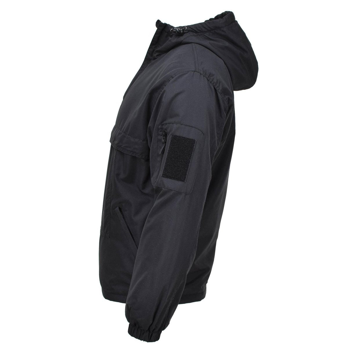 Mil-Tec German Military Jacket Combat Windproof Hooded Fleece Foded Black New