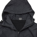Mil-Tec German Military Jacket Combat Windproof Hooded Fleece Foded Black New