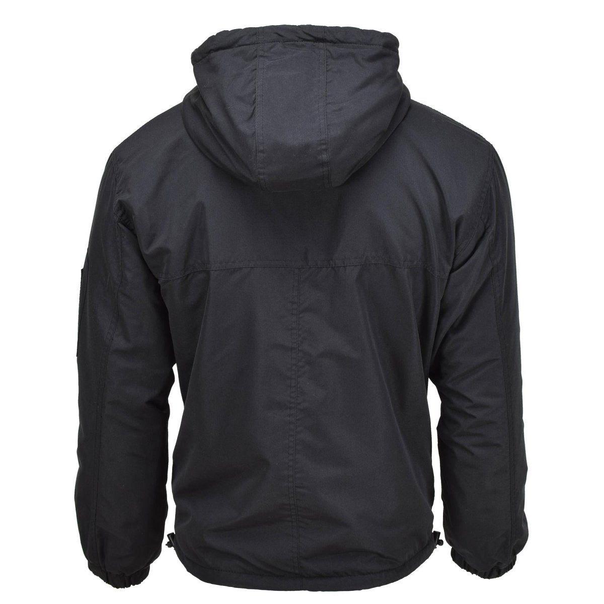 Mil-Tec German Military Jacket Combat Windproof Hooded Fleece Foded Black New