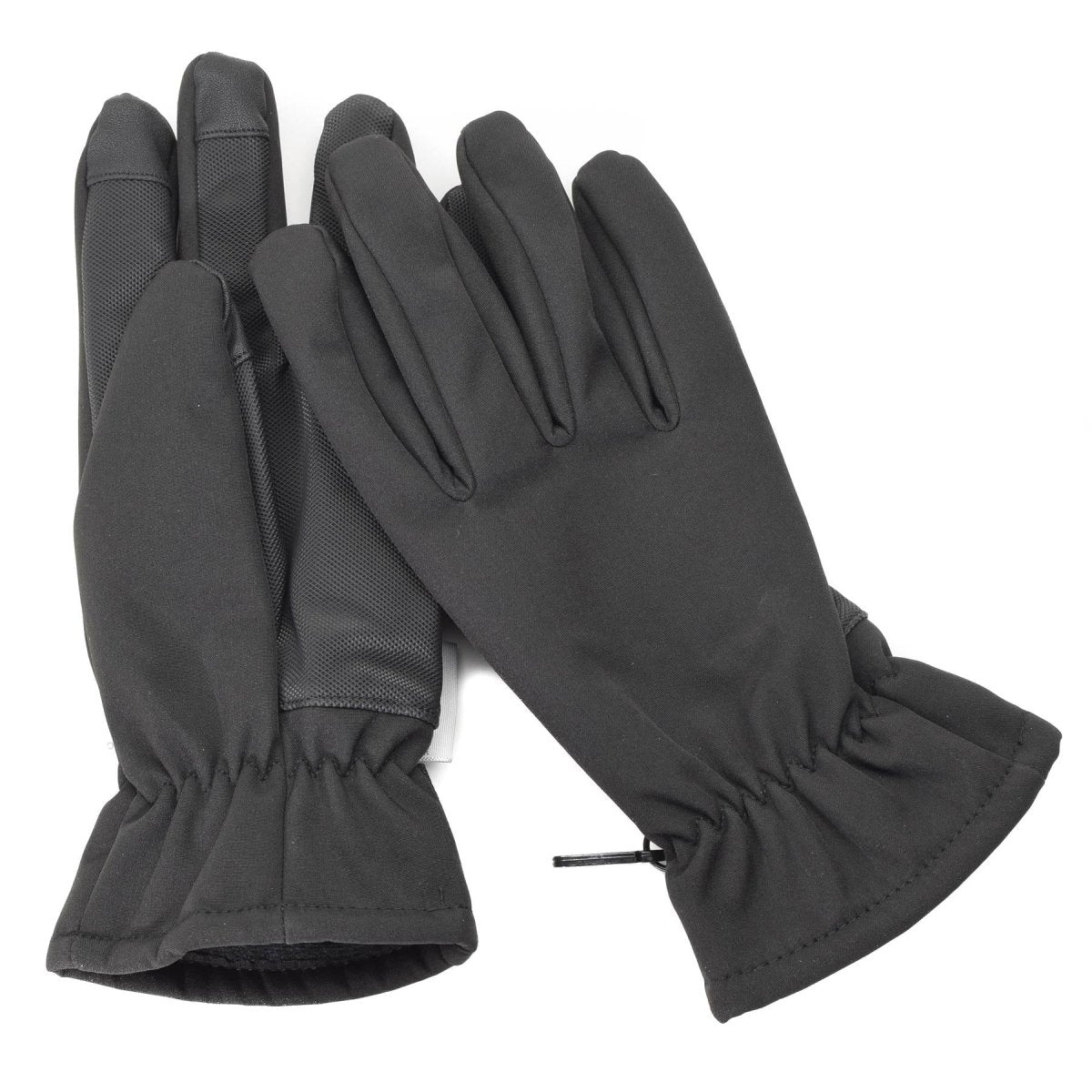Mil-tec handskar män softshell thinsulate ™ foder svarta vinter män taktiska redskap