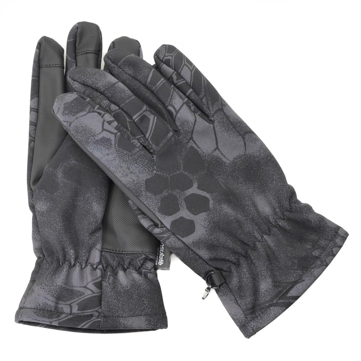 Mil-tec handskar män softshell thinsulate ™ foder mandra camo vinter taktisk redskap