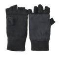 Mil-tec handskar män varm fingerfri thinsulate ™ foder svart vinter taktisk redskap