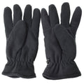 Mil-tec handskar män varm fleece thinsulate ™ foder svart vinter taktisk redskap