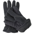 Mil-tec handskar män varm fleece thinsulate ™ foder svart vinter taktisk redskap