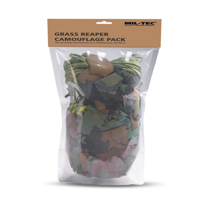 MIL - TEC Grass Reaper Camouflage Pack Ghillie 189 Leaf Elements - GoMilitar