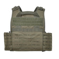 MIL-TEC Laserskuren modulär plattbärare Taktisk strid Vest Molle Olive