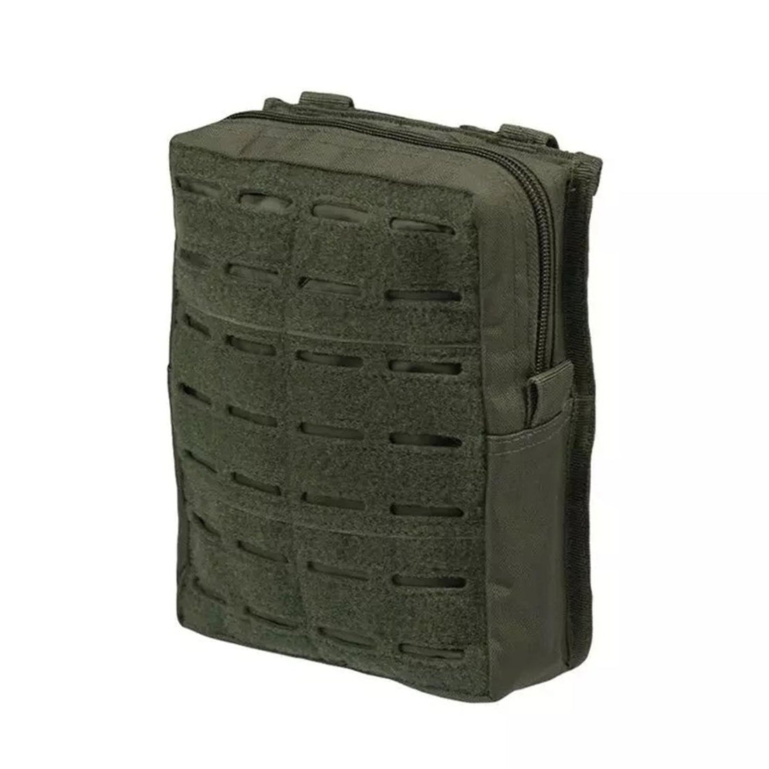 Mil-Tec Laser Cut Tactical Belt Pouch Field Utility Case Molle Stor påse oliv