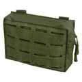 Mil-Tec Laser Cut Utility Belt Pouch Molle Type Webbing Tactical Bag liten oliv