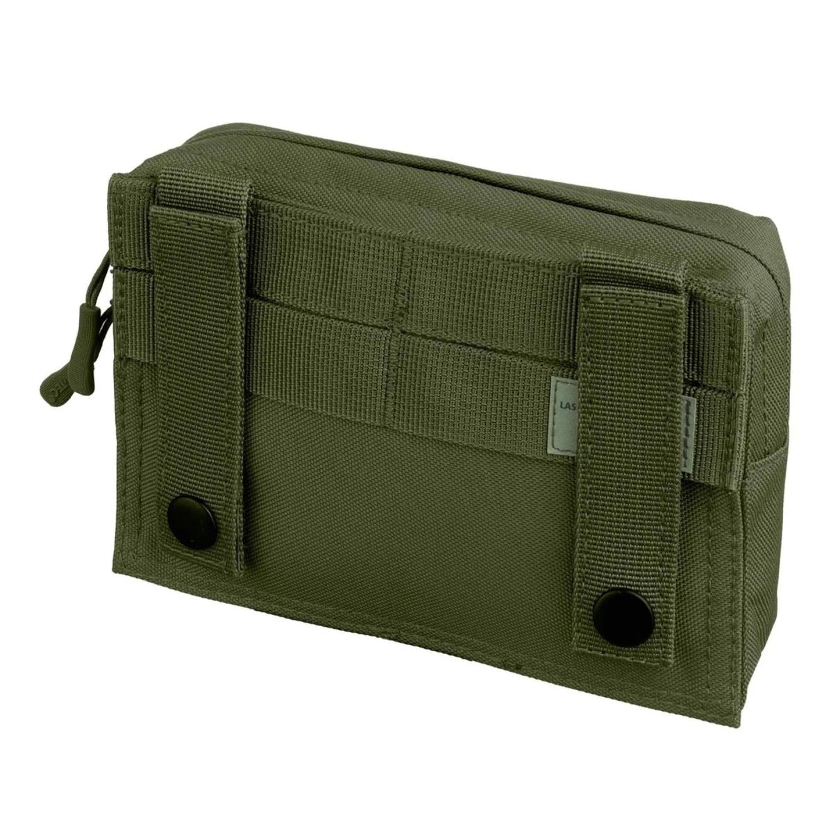 Mil-Tec Laser Cut Utility Belt Pouch Molle Type Webbing Tactical Bag liten oliv