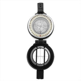Mil-Tec Metal Lensatic Compass Aluminium Casing Shiny Face Navigation Black