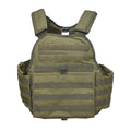 Mil-Tec Military Plate Carrier Tactical Vest Combat Armor Molle System Olive