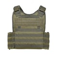 Mil-Tec Military Plate Carrier Tactical Vest Combat Armor Molle System Olive