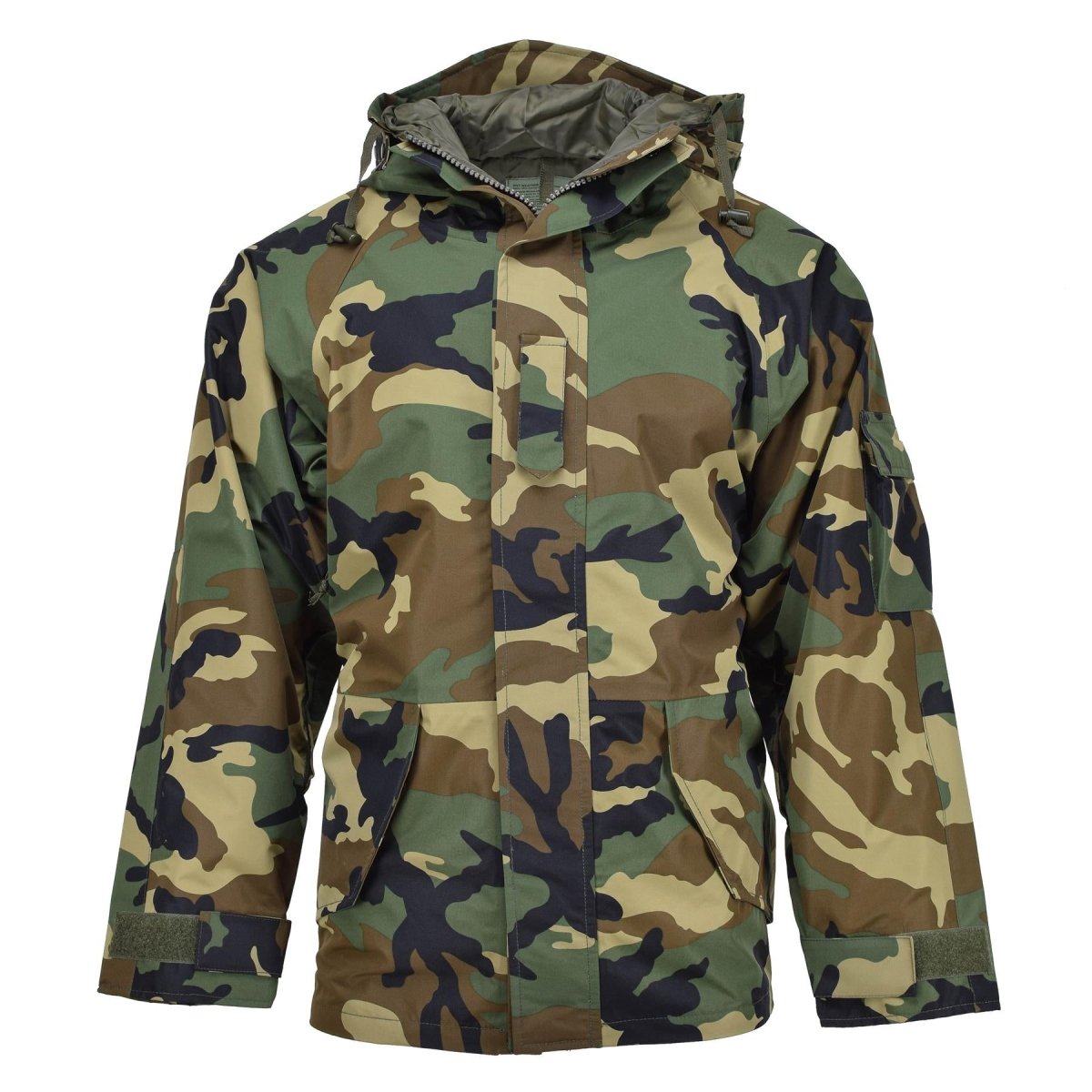 Mil-tec militär stil jacka våt väder skog 3 lager vindtät goretex ny