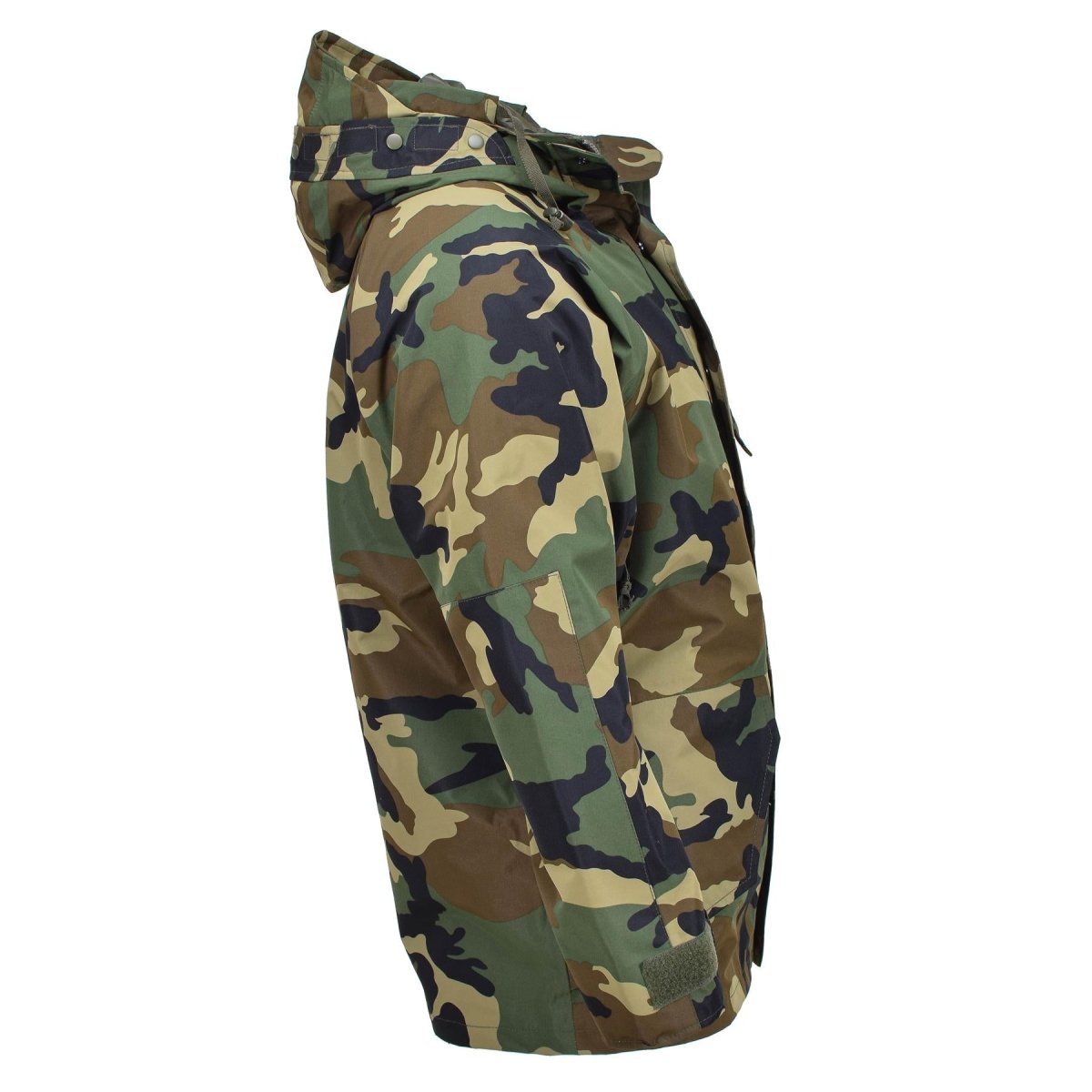 Mil-tec militär stil jacka våt väder skog 3 lager vindtät goretex ny