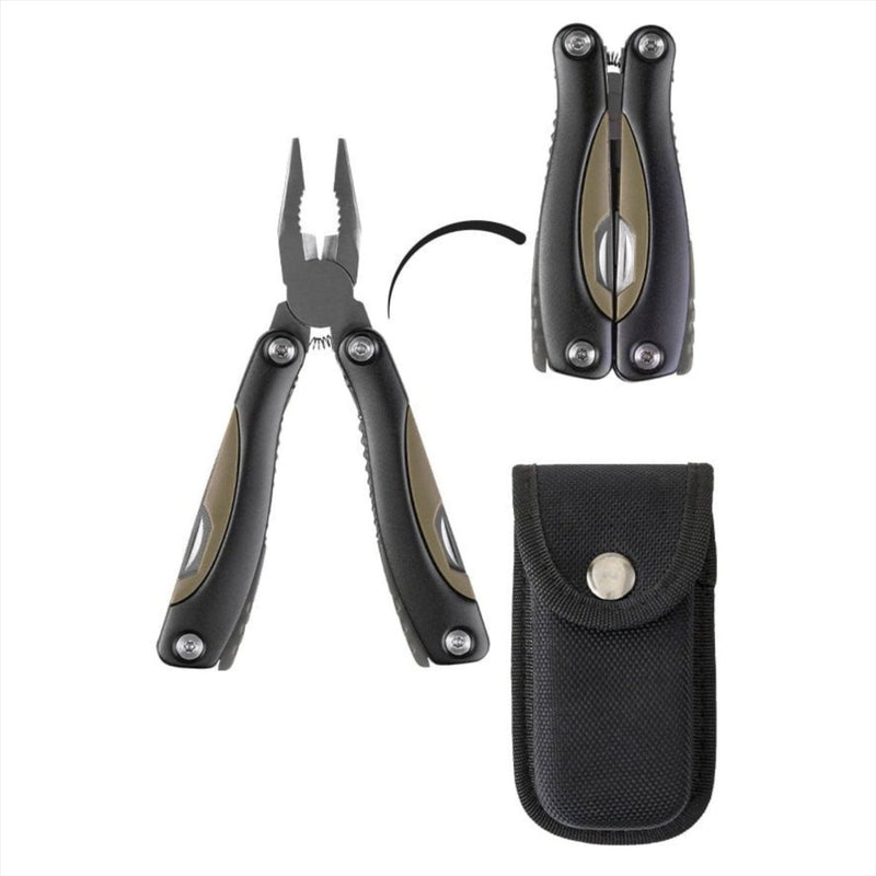 MIL-TEC Multi Tool One-Hand Folding Slip Joint Mechanism ABS ALUMINIUM