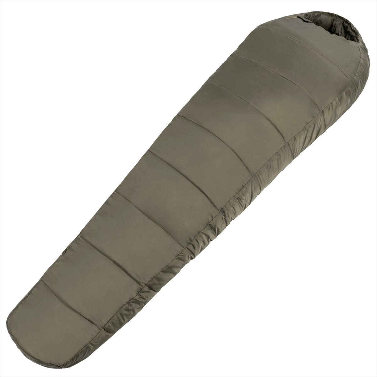 Mil-Tec Mummy Sleeping Bag 230cm varm 3D Hollowfibre Compression Bag Olive
