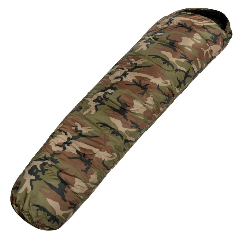 Mil-tec mamma typ sovsäck 225 cm ihålig fiber 2 lager transportpåse