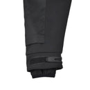 Close-up of adjustable cuff with Velcro strap on black MIL-TEC windproof and water-resistant activewear jacket sleeve.